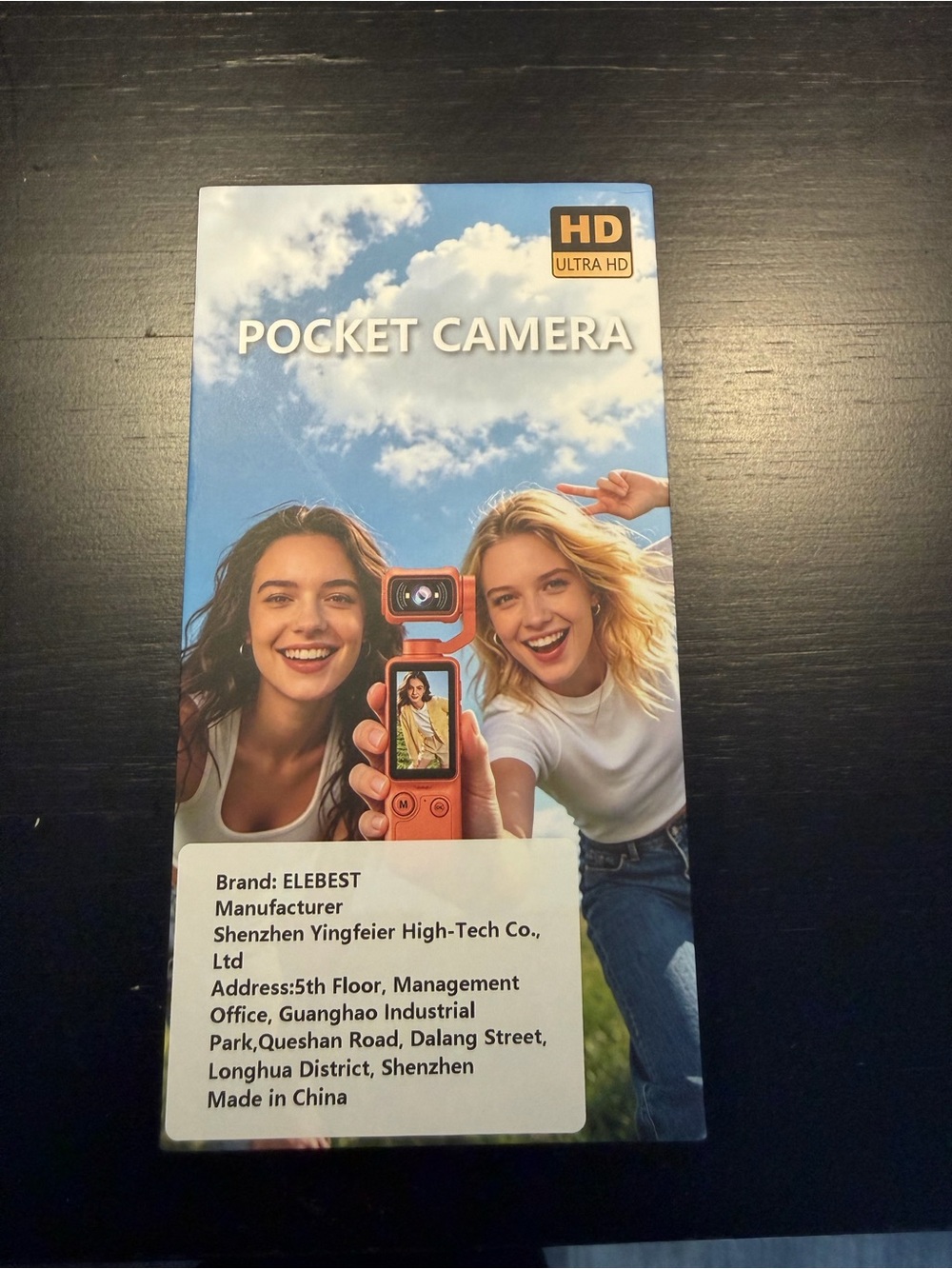 Pocket Camera HD Ultra HD - White